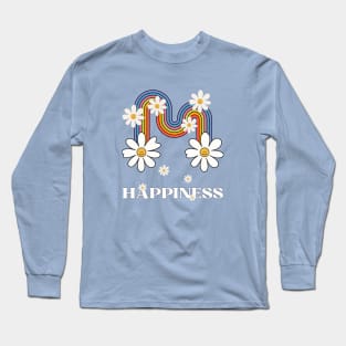 Happiness Motivation Words Long Sleeve T-Shirt